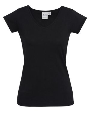 t403l viva womens tee black 725