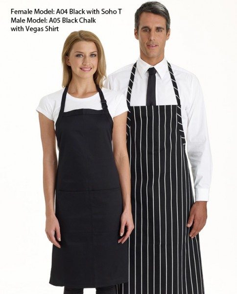 Bib Chalk Stripe