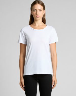 Womens Shallow Scoop Tee