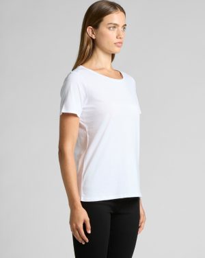 Womens Shallow Scoop Tee