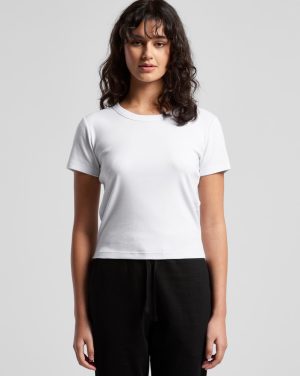 Womens Organic Rib Baby Tee