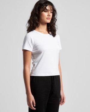 Womens Organic Rib Baby Tee