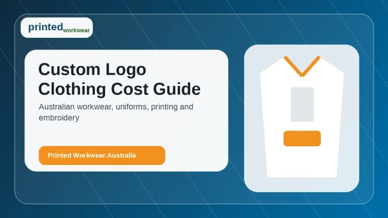How Much Does Custom Logo Clothing Actually Cost in Australia?