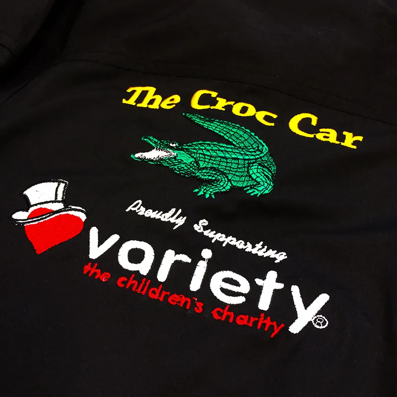 Sydney Embroidered Crocodile Logo Workwear Sydney embroidered crocodile logo workwear for local uniform buyers